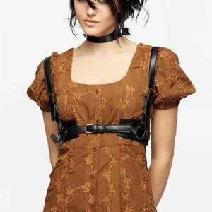 Maeve Western Brass Harness